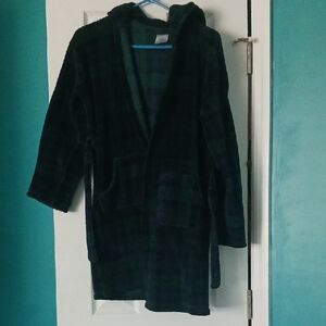 Plaid Hooded Robe Gap Kids